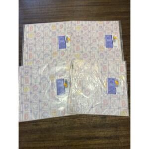 Vintage Hallmark Gift Wrap Lot Of 4 New In Package New Baby, Baby Shower